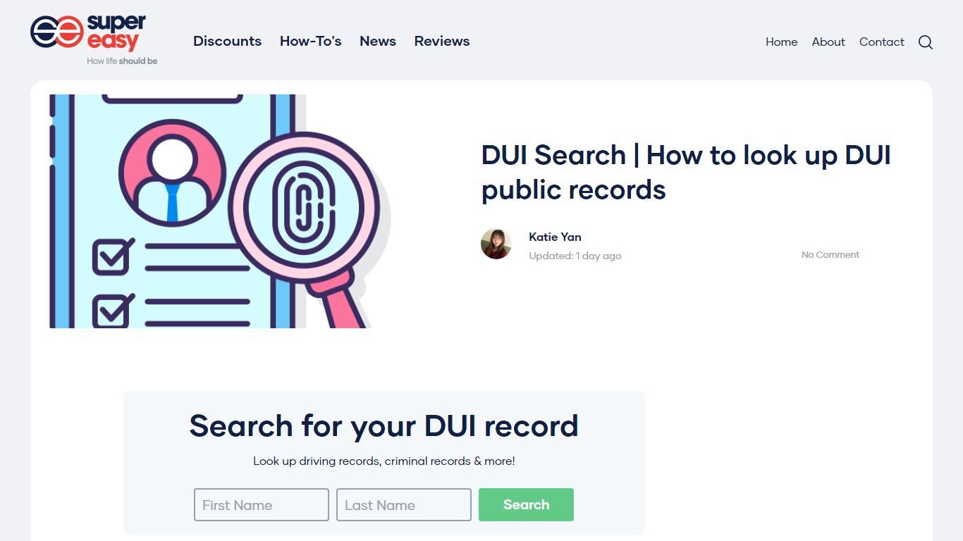 DUI Search | How to look up DUI public records - Super Easy